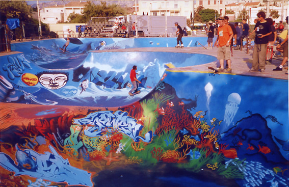 Le Bowl de Marseille entièrement repeint
