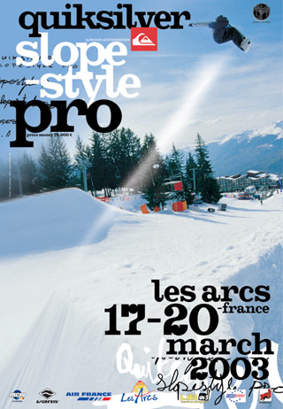 QUIKSILVER SLOPESTYLE PRO 2003